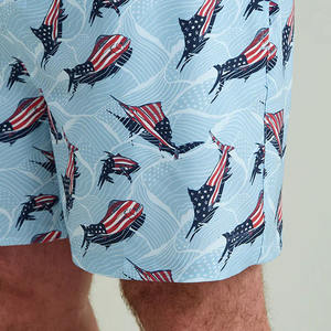 กางเกงชายหาดลำลองพิมพ์ลายดิจิทัลรุ่นล่าสุด สำหรับผู้ชาย สั่งทำโลโก้ได้ MOQ ต่ำ ป้องกันแบคทีเรีย ยืดหยุ่น ระบายอากาศได้ดี 100% - Product Image 4