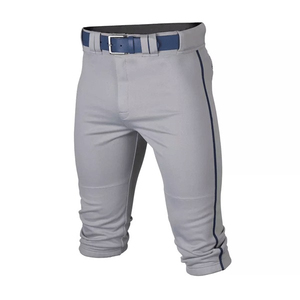 Pantalon de baseball uni teint en gros, qualité supérieure, prix raisonnable, fermeture personnalisée, service OEM - Product Image 3