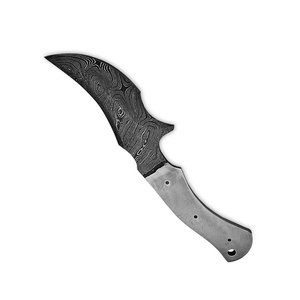 Couteau professionnel en acier Damas fait main, lame vierge de qualité supérieure, forgé à la main, nouveau design avec support OEM - Product Image 2