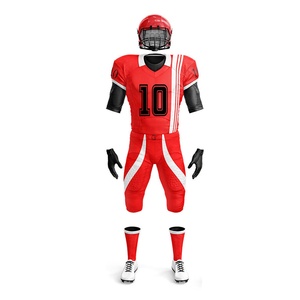Maillot de football américain personnalisé à col en V pour homme, grande taille, 100 % polyester, séchage rapide, imprimé par transfert thermique, avec taille élastique latérale - Product Image 6