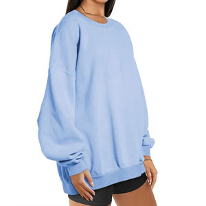 Sweat-shirt oversize pour femme, pull en tricot uni personnalisé, sweat-shirts pour femme en vente en ligne à bas prix - Product Image 6