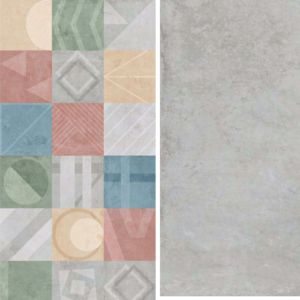 Carreaux de porcelaine sculptés de qualité supérieure 600x1200, décoration murale de luxe pour intérieur d'entreprise, matériau décoratif haut de gamme pour hall d'hôtel - Product Image 1