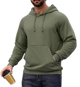 เสื้อฮู้ดผ้าฝ้ายผสมขนนุ่มสำหรับผู้ชายเสื้อฮู้ดเทอร์รี่วินเทจแบบสั่งทำ400ชั้นสูงน้ำหนักมาก - Product Image 2