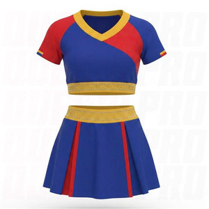 Uniforme de cheerleading athlétique de qualité supérieure, vente en gros directe d'usine, design personnalisé, pour les équipes de jeunes et d'adultes, vêtements de compétition, logo personnalisé - Product Image 1