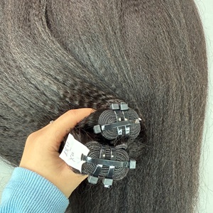 CDYHAIRVN Cabello Vietnamita Virgen 100% Natural, Ondulado y Liso, Grado Superior, Sin Procesar, Textura Yaki, Doble Trama a Máquina, 8-40 Pulgadas - Product Image 2