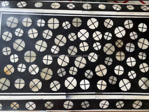 Boîte d'emballage de bijoux en résine incrustée d'os, faite à la main et polie, par Artisan Craft, pour offrir des colliers, des bagues, des boucles d'oreilles - Product Image 5