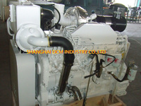 Motor de barco pequeño 6CTA8.3-M188 Motor marino con caja de cambios avanzada Motor de barco de pesca de 180hp
