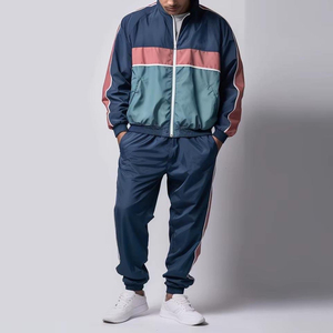 Wholesale Custom Logo Pullover <b>Jacket</b> & <b>Men</b>’s Tracksuit Set Blank Windbreaker Nylon 2-Piece <b>Track</b> Suit <b>for</b> <b>Men</b> - Product Image 5