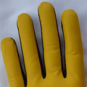 Guante de Golf Keven Impex de Cuero Cabretta Amarillo, Dedos Completos, Mano Izquierda, Transpirable, Compatible con Pantalla Táctil, Cierre de Gancho y Bucle, Unisex - Product Image 6