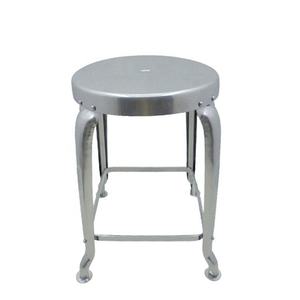 Taburete de aluminio Chapado en Bronce Antiguo, mesa lateral de estilo moderno y otomanas para muebles del hogar, personalización a granel - Product Image 2