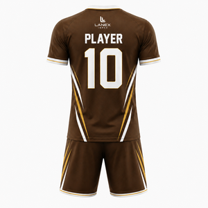 High Quality Sublimated Soccer Uniform Set Custom Men Football Jersey <b>Shorts</b> Teamwear Quick Dry Sports Apparel OEM Supplier - Product Image 3