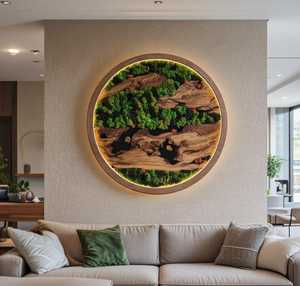 Decoración de Madera Inspirada en la Naturaleza, Decoración Ecológica, Pieza Artesanal Hecha a Mano, Diseño de Interiores Orgánico, Estilo Bosque, Hogar de Lujo - Product Image 4