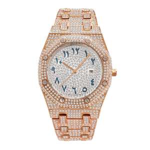 Montre en diamant Moissanite de qualité supérieure avec un éclat cristallin et un bracelet lisse, idéale pour un mariage ou comme cadeau - Product Image 6