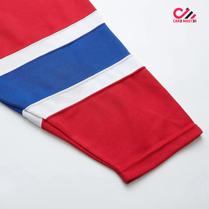 Customizable Vintage <b>Ice</b> Hockey Jersey Plus Size V Neck Sportswear Twill Embroidery OEM Service Custom Color Sublimation Hockey - Product Image 4