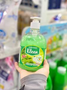 Gel de Lavado de Manos con Té Verde para Limpieza Básica, Marca Privada, 36 Meses de Duración, Sin Químicos, KLEEN 500ml, Hidratante, Vietnam OEM/ODM - Product Image 3