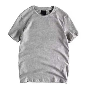 Camisetas Lisas Extra Grandes de Hip Hop para Hombre, Manga Corta, Diseño Sólido, Color Personalizado, Cuello Redondo, Material de Algodón - Product Image 1