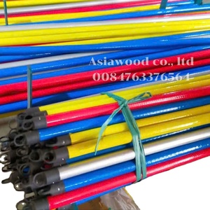 Outils de nettoyage ménagers Accessoires Manche de balai en bois 2 1 Doux Portable Écologique Durable Bâtons de balai longs de haute qualité - Product Image 3