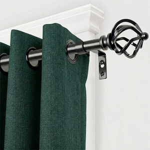 Barra de Cortina de Acero Premium con Adornos Decorativos - Product Image 5