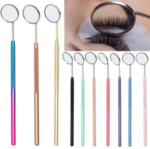 Durable Long Handle Stainless Steel Lighted Pocket Eyelash <b>Mirror</b> 2024 Top Selling Apto Enterprises Lash - Product Image 2