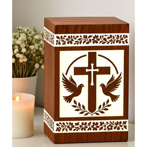 Custom Engraved Wooden Resin Urn <b>Box</b>: <b>Pet</b>/Human <b>Memorial</b> Keepsake urn <b>Memorial</b> Keepsake by AYAANS - Product Image 4