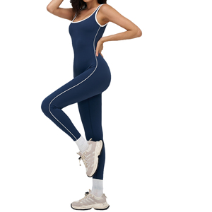 Yellow 2 Piece Yoga Set Full Sleeve <b>Crop</b> <b>Top</b> High Waist Leggings Seamles Zipper Front Solid Color Activewear - Product Image 3