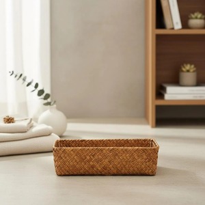 Rustic Bohemian Decor Seagrass <b>Basket</b> Handmade <b>Storage</b> <b>Basket</b> Wholesale eco-friendly Made in Vietnam - Product Image 6