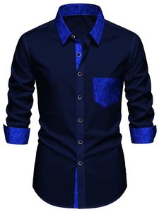 Men's Casual Dress <b>Shirt</b> Long Sleeve Cotton Polyester Business Office Work <b>Shirt</b> Wholesale T <b>Shirts</b> - Product Image 4