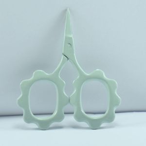 Mini ciseaux à broder mignons en forme de fleur, en acier inoxydable, pour droitiers, à 30 dents, pour la coupe des cheveux, pour les amateurs de bricolage - Product Image 4