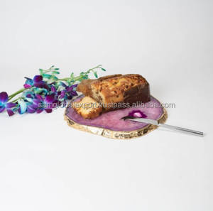 New Luxury Home Office Gift Set Eco-Friendly <b>Agate</b> Stone <b>Coasters</b> Precious <b>Agate</b> Slice Placemats Natural Stone Antique Imitation - Product Image 4