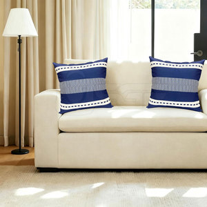 Funda de Almohada Cuadrada de Alta Calidad, Tela de Poliéster y Algodón, Cómoda para Uso en el Hogar y Hoteles, Diseño Moderno - Product Image 4