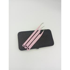 Pince à épiler en acier inoxydable à pointe fine pour l'élimination des poils incarnés, modèle personnalisé de marque 155 - Product Image 1