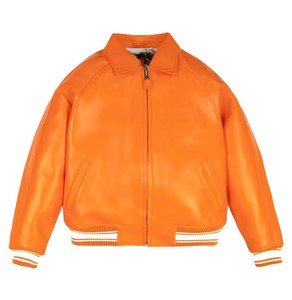 Veste bomber universitaire en cuir personnalisée pour l'hiver, best-seller - Product Image 1