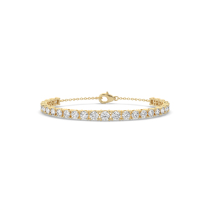 Bracelet en diamant rond de 7,12 carats cultivé en laboratoire, en argent 925 plaqué or, style unique, léger, pendentif de fiançailles pour femmes - Product Image 3