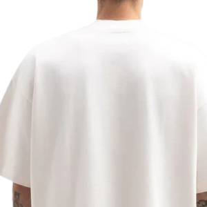 เสื้อยืดผู้ชายแบบหนาพิเศษ ทรงโอเวอร์ไซส์ คอกลม แขนสั้น สไตล์ลำลอง สตรีทแวร์ ผู้ผลิตเสื้อผ้า ขายส่งเสื้อผ้า - Product Image 3