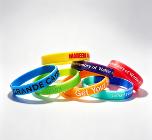 Pulseras de Silicona Personalizadas, Impresas Digitalmente, Agradable al Tacto, Más Vendidas, Populares, Económicas, Cómodas, a la Moda, al por Mayor - Product Image 2