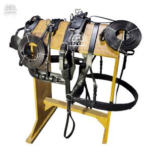 Harnais de conduite pour chevaux en cuir personnalisé de qualité supérieure, ensemble complet noir et marron, vente en gros - Product Image 1