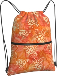 Custom Logo Animal Prints Canvas <b>Drawstring</b> <b>Backpacks</b> Unisex High Quality Sports Beach Theme 30-40L Capacity Interior Zipper - Product Image 4