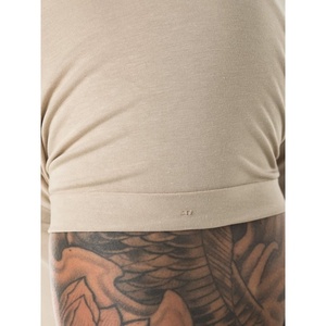 T-Shirt à manches courtes pour homme, 100% coton, respirant et Slim, Logo personnalisé - Product Image 4