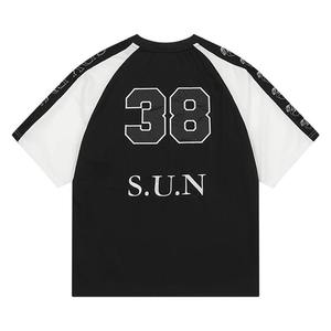 Wholesale Custom Men's Baseball Shirt V-neck Short Sleeve Sublimated <b>Hip</b> Hop Jersey T shirt <b>for</b> men 100% polyester - Product Image 6