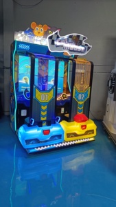 Machine d'arcade de course automobile Cat and Mouse Twin, commerciale, à monnayeur, 2 joueurs, simulateur de conduite de dessin animé, jeu vidéo - Product Image 3