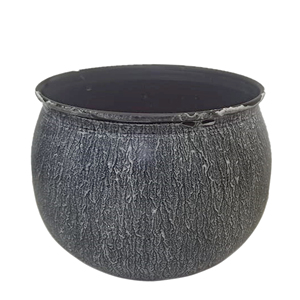 Precio al por mayor Metal trae textura Macetas de flores modernas Soporte decorativo grande perfecto para áreas interiores y exteriores - Product Image 3