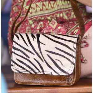 LW New Hair On Cowhide Leather Crossbody Flap Bag for Women's Office Travel Women Shoulder <b>Handbags</b> Custom Genuine Leather Purse - Product Image 3