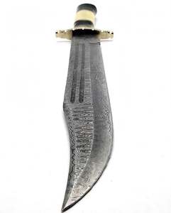 Handcrafted Damascus Steel Decorative Utility Tool <b>Bone</b> & Horn <b>Handle</b> Display Showpiece - Product Image 6