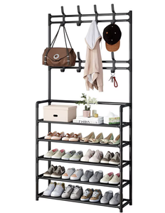OEM/ODM Vietnam Factory Wholesale Modern Coat <b>Rack</b> Living Room Furniture Multi Layer Storage Shelf Garment Organizer Stand - Product Image 2