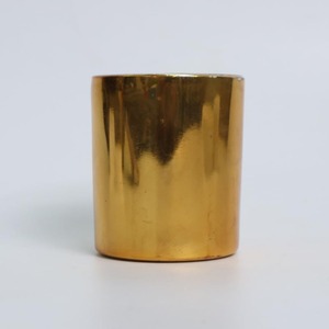 Portavelas de vidrio con diseño vintage en forma de piña, tapa con acabado plateado, portavelas decorativo, vela perfumada de cera de soja, se ofrece personalización. - Product Image 1