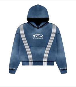 Sudadera con capucha lisa al por mayor, sudadera con capucha sin estampado, sudadera tipo jersey, suministro a granel para empresas de impresión en EE. UU., bajo MOQ - Product Image 5