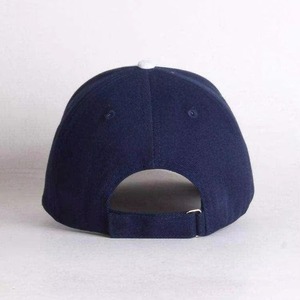 Custom Logo Embroidered Unisex 6-Panel Snapback Cap White <b>Navy</b> Color Blocking Contrast Brim Casual <b>Hat</b> Adult OEM ODM Wholesale - Product Image 6