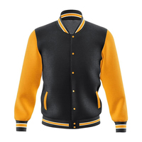 Veste de baseball pour homme avec logo personnalisé, coupe-vent respirant en polyester/coton, de qualité supérieure, pour l'hiver, décontractée, pour l'extérieur