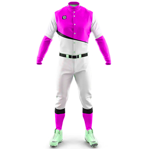 Conjunto de Uniforme de Béisbol Personalizado al por Mayor, Costuras Duraderas, Ropa Deportiva Ligera para Equipos, Fabricación OEM ODM - Product Image 5