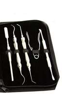 Kit de chirurgie dentaire vétérinaire Azicon de 9 pièces en acier inoxydable pour lapins et rongeurs, avec écarteurs buccaux et dilatateurs de joues